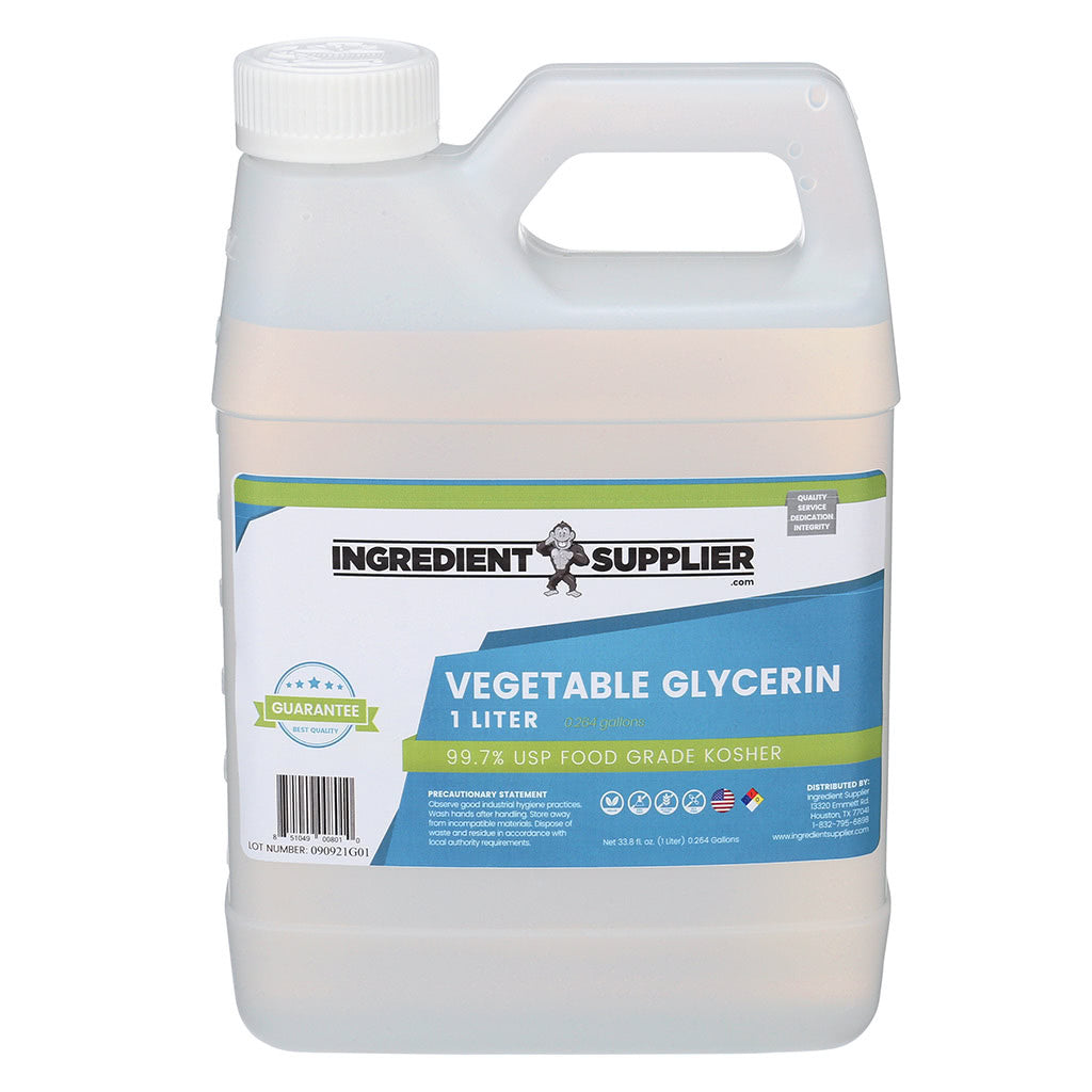 Vegetable Glycerin - Kosher, USP, 99.7% Purity - 1 Gallon